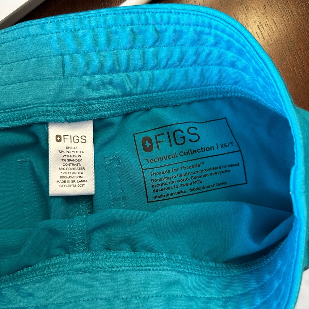 Figs Livingston Pant Teal